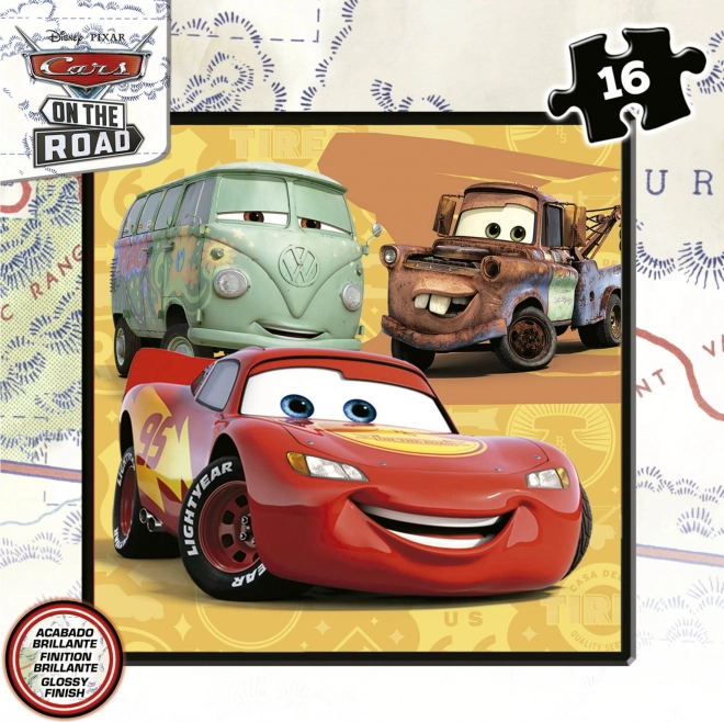 Puzzle im Koffer CARS 4 in 1