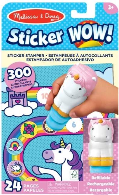 Sticker-Set EINHORN – wiederverwendbare Aufkleber