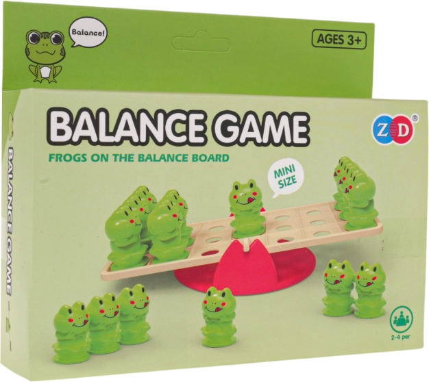 Balancier- und Geschicklichkeitsspiel – Frosch