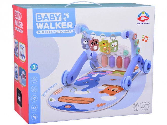 Bildungsmatte Lauflernhilfe und Spielzeug für Babys 3 in 1
