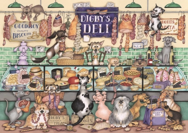 Ravensburger Puzzle Digbys Wurstwaren und tierische Freude 1000 Teile