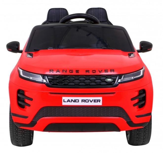 Elektrisches Auto Range Rover Evoque rot