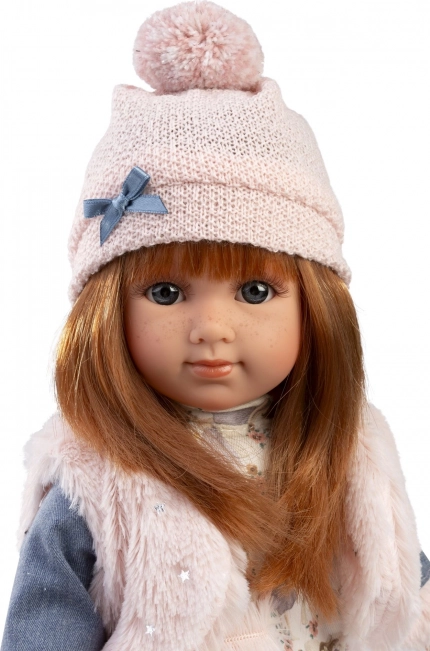 Realistische Puppe mit weichem Stoffkörper 35 cm Llorens NICOLE