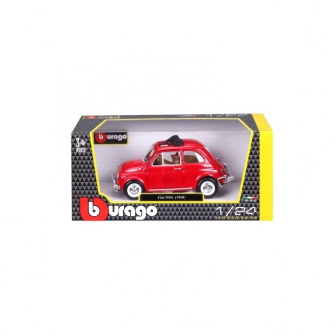 Bburago Fiat 500L Modellauto Rot