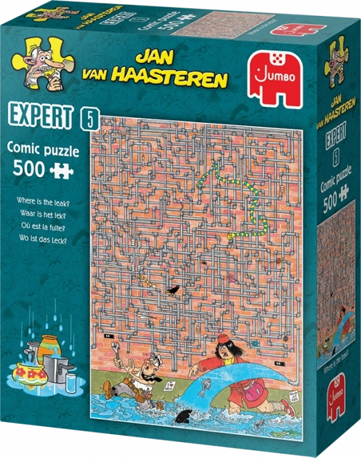 Puzzle Jan Van Haasteren Expert 5: Wo fließt es 500 Teile