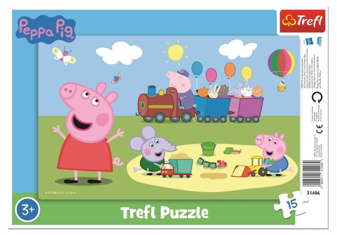 Trefl Puzzle Peppa Wutz: Lustiger Zug