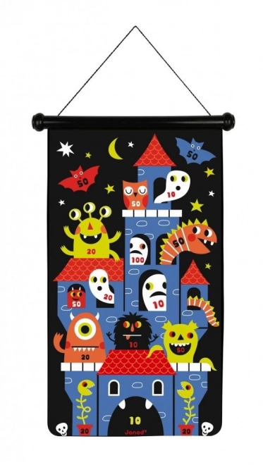JANOD Magnetische Dartscheibe Monster
