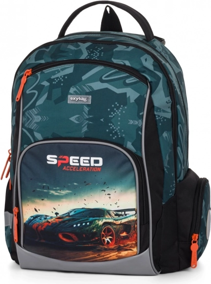 Schulrucksack OXY GO Auto für Schüler
