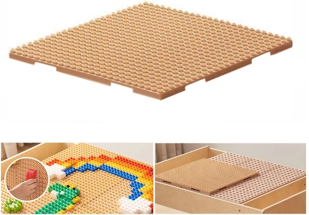 Masterkidz Holz-Bildungstisch mit Zubehör STEM Wall
