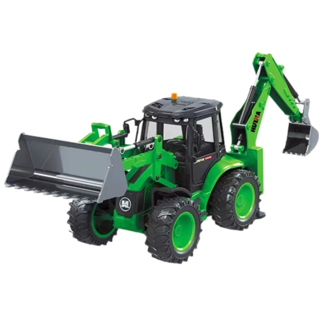 Grüner RC Baggerlader Huina 1:14