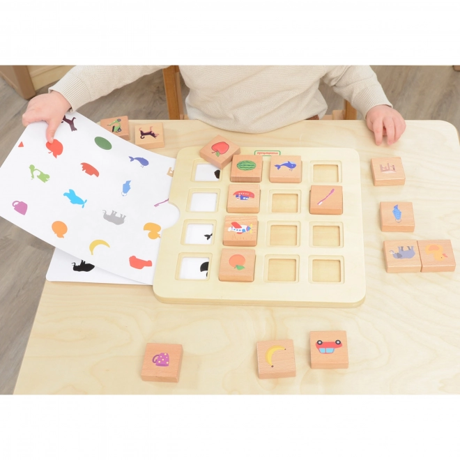 Schatten Matching Spiel für Kinder Montessori