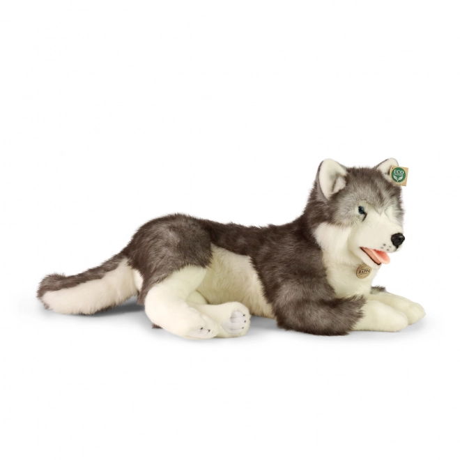 Nachhaltiger Plüschhusky 60 cm