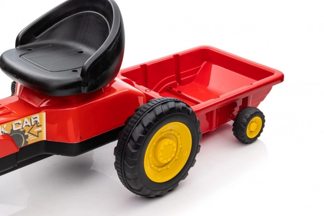 Pedaltraktor in Rot für Kinder