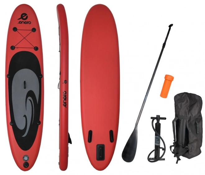 Enero Paddleboard in Rot, Schwarz und Grau