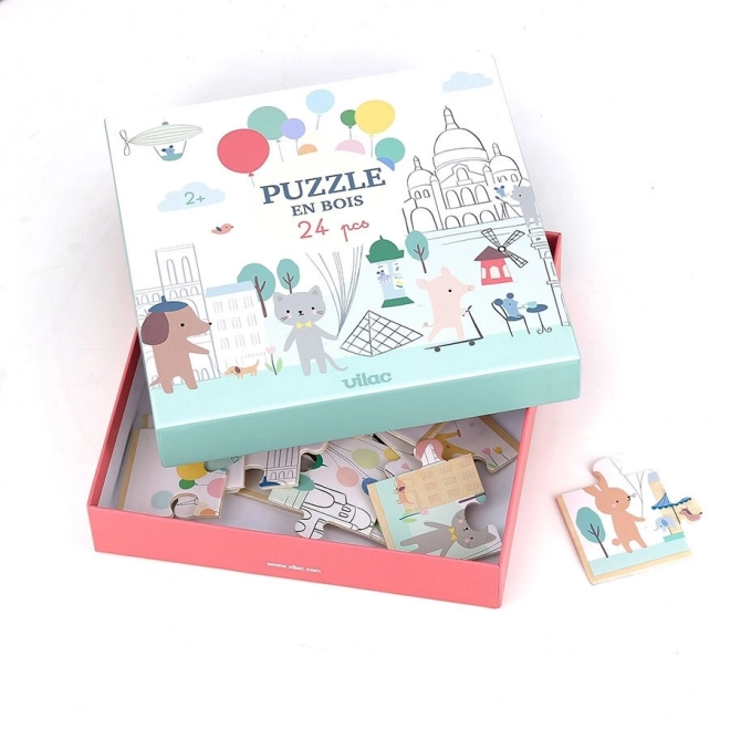 Panorama Holzpuzzle Paris - Sarah Betz