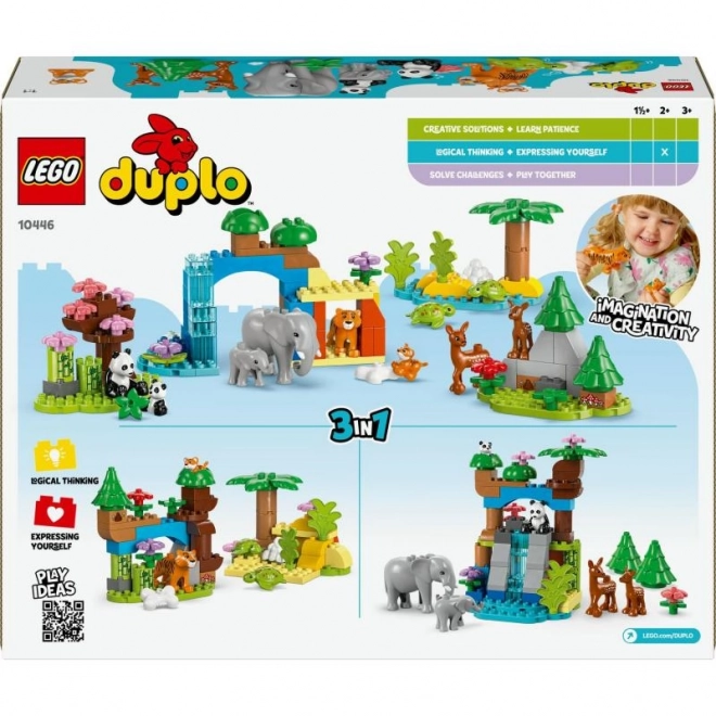 Duplo Familien der Wilden Tiere 3-in-1 Set