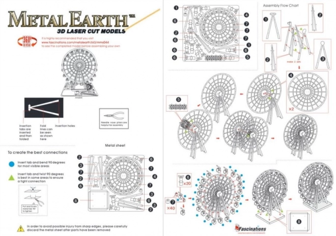 Metal Earth 3D Puzzle Riesenrad