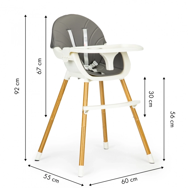 2-in-1 Hochstuhl für Kinder von ECOTOYS