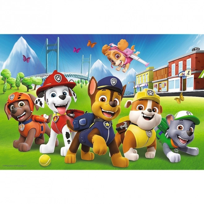 Puzzle mit 60 Teilen - Auf der Lichtung Paw Patrol