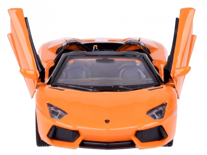 Metallauto Lamborghini Aventador Roadster Modell Interaktiv