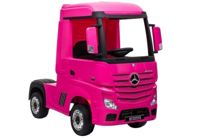 Akku Auto Mercedes Actros Pink 4x4