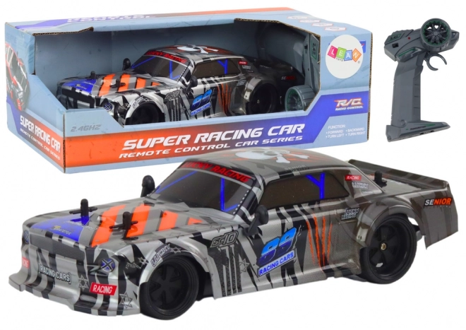 Ferngesteuertes Sportauto RC Grau