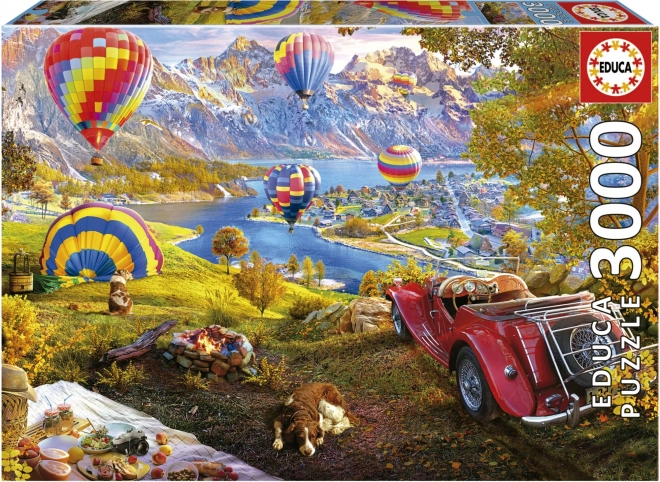 Educa Puzzle Heißluftballontal 3000 Teile
