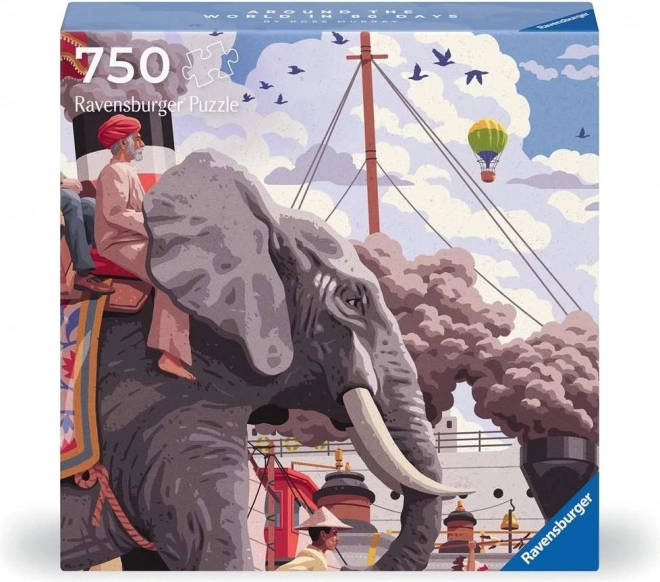 Ravensburger Art & Soul Reise um die Welt in 80 Tagen Puzzle