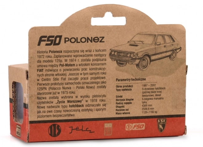 Klassisches FSO Polonez Modellauto - Orange