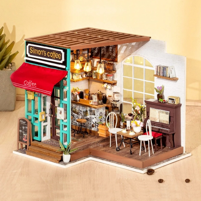 Robotime Miniatur Café Bausatz