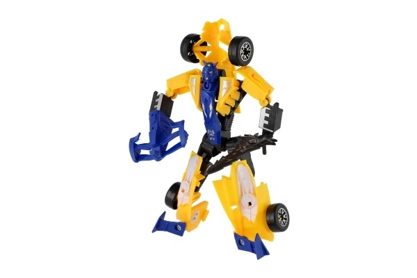 Transformer Auto/Roboter Rennformel aus Kunststoff 19cm