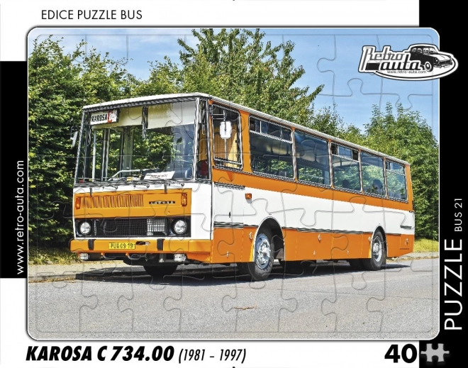 Retroautos Puzzlebus Karosa C 734