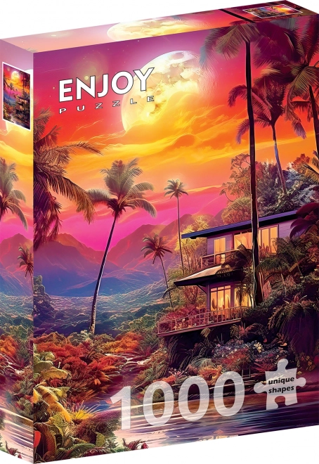 ENJOY Puzzle Romantischer Sonnenuntergang 1000 Teile