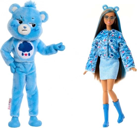 Kuschelweicher Plüsch und voll bewegliche Puppe