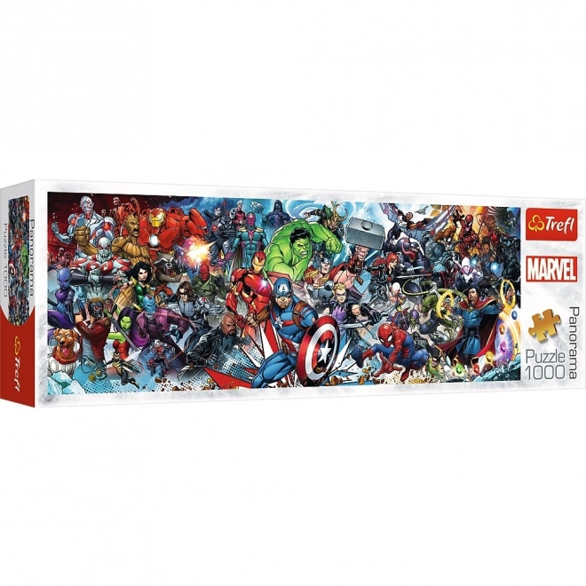 Panorama-Puzzle 1000 Teile Marvel The Avengers