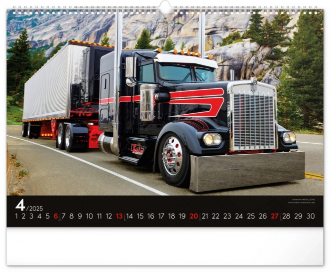 Wandkalender Trucks 2025