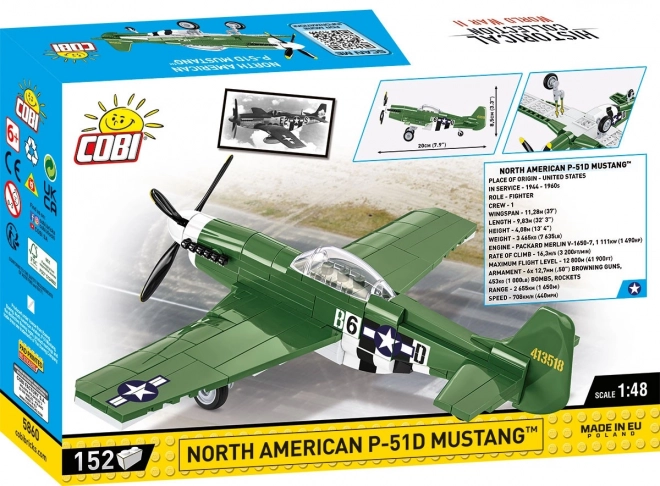 Cobi P-51D Mustang Modellbausatz