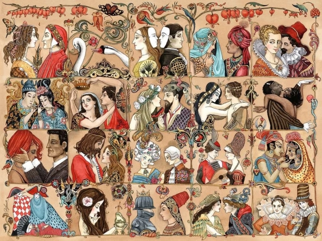 Puzzle 1500 Teile: Liebesgeschichte von Ravensburger