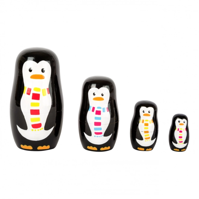 Small Foot Matrjoschka Familie Pinguine