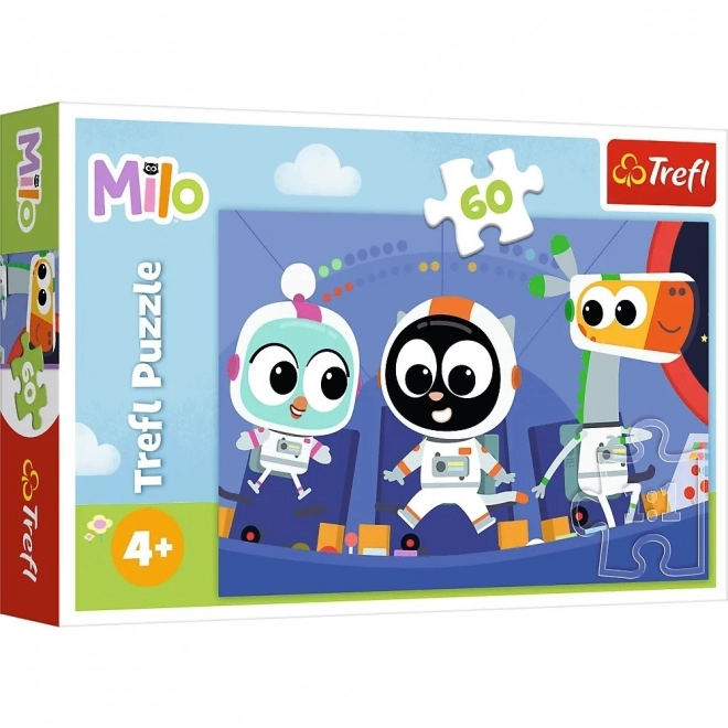 Puzzle 60 Teile Milo Katze Milo