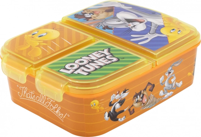 Praktische Snackbox mit Looney Tunes Helden