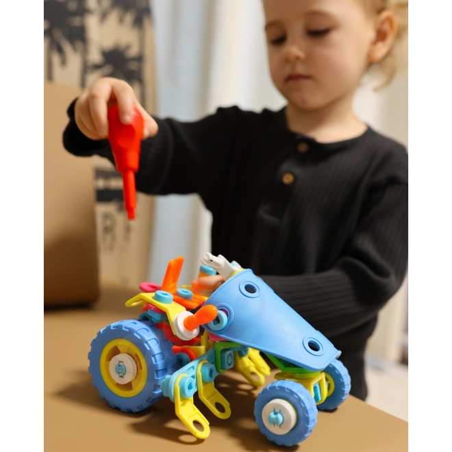 Konstruktionsset Fahrzeuge für Kinder 6v1