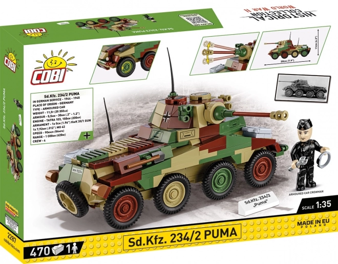 Konstruktionsspielzeug Sd.Kfz. 234/2 Puma