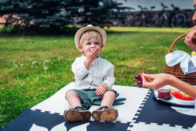 Spielmatte aus Schaumstoff MoMi Feli Schwarz