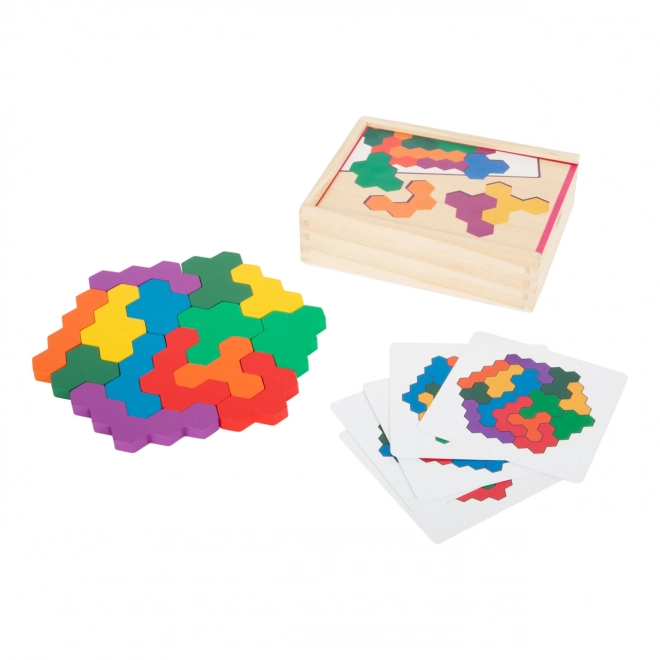 Logikspiel Hexagon-Puzzle für Kinder