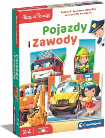 Puzzle Fahrzeuge und Berufe