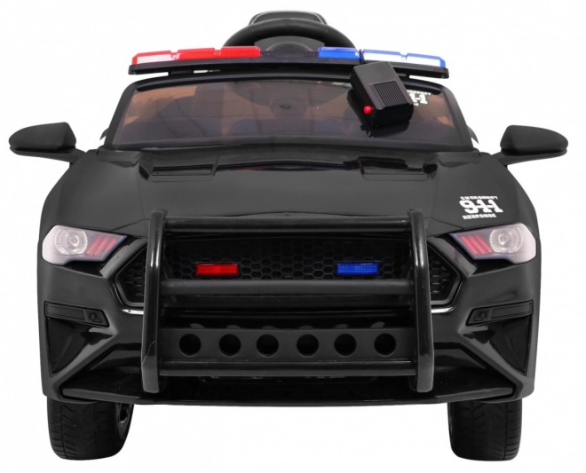 Elektrisches Kinderauto GT Sport Polizei Schwarz