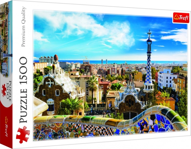 Puzzle 1500 Teile Park Güell Barcelona