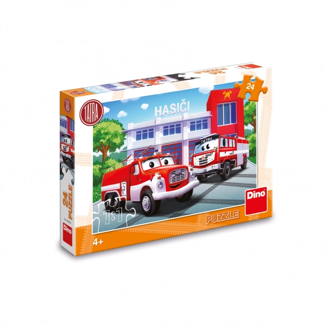 Kinderpuzzle Feuerwehrwagen