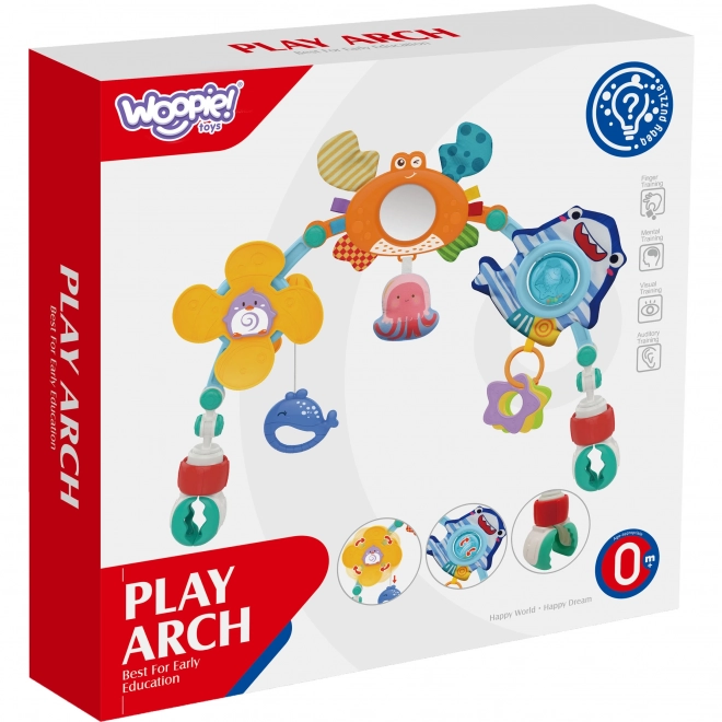 Woopie Spielbogen mit Meeresfreunden für Kinderwagen, Bett oder Autositz